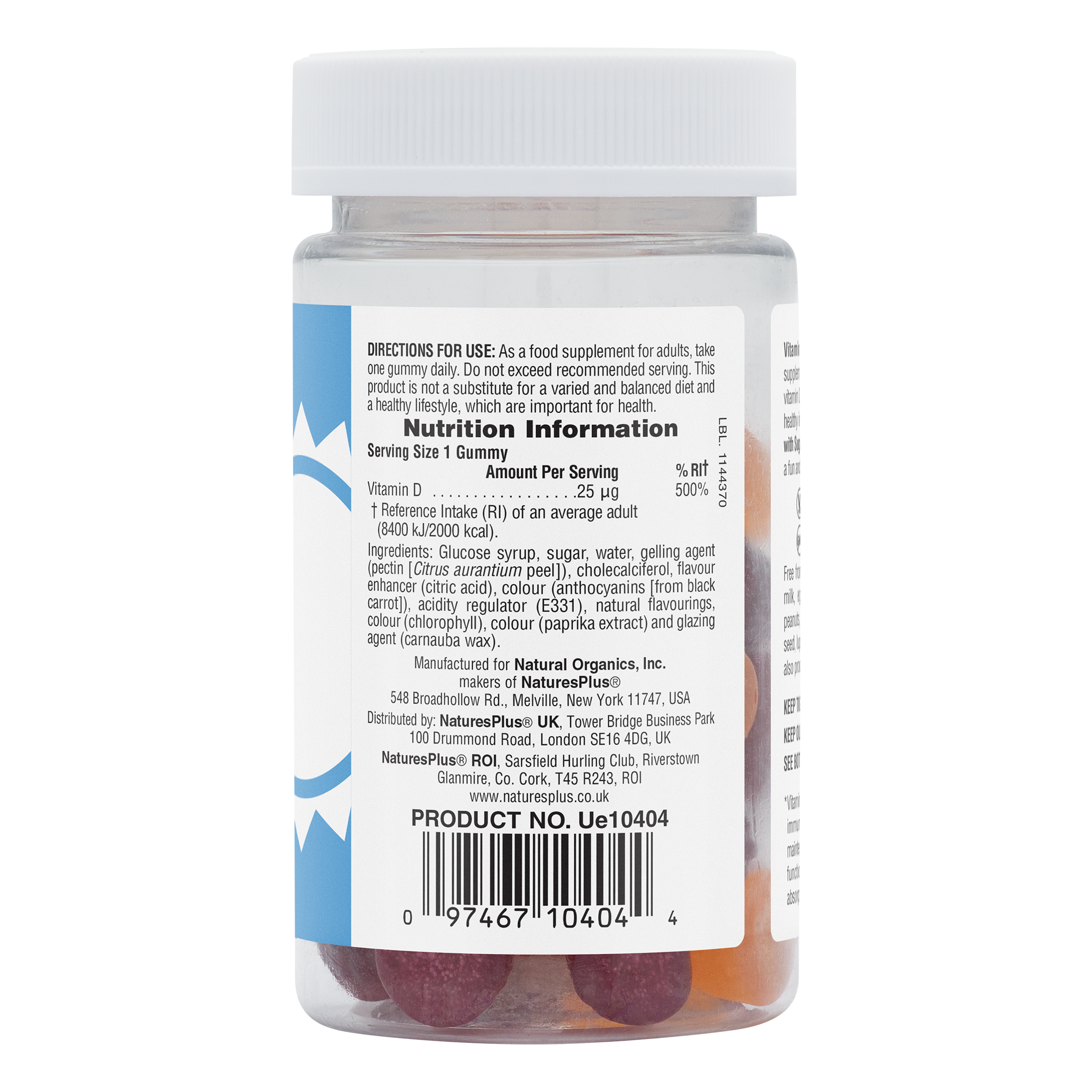 Gummies Vitamin D3 1000 IU