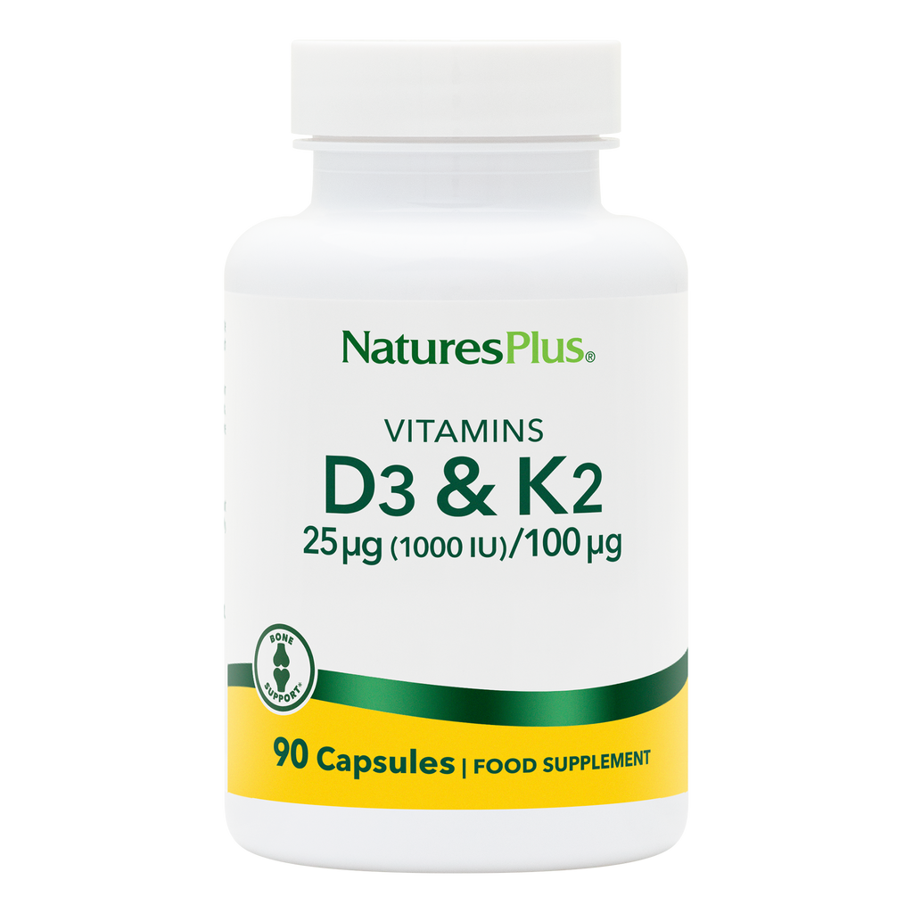 Vitamin D3 1000 IU/Vitamin K2 100 mcg Capsules