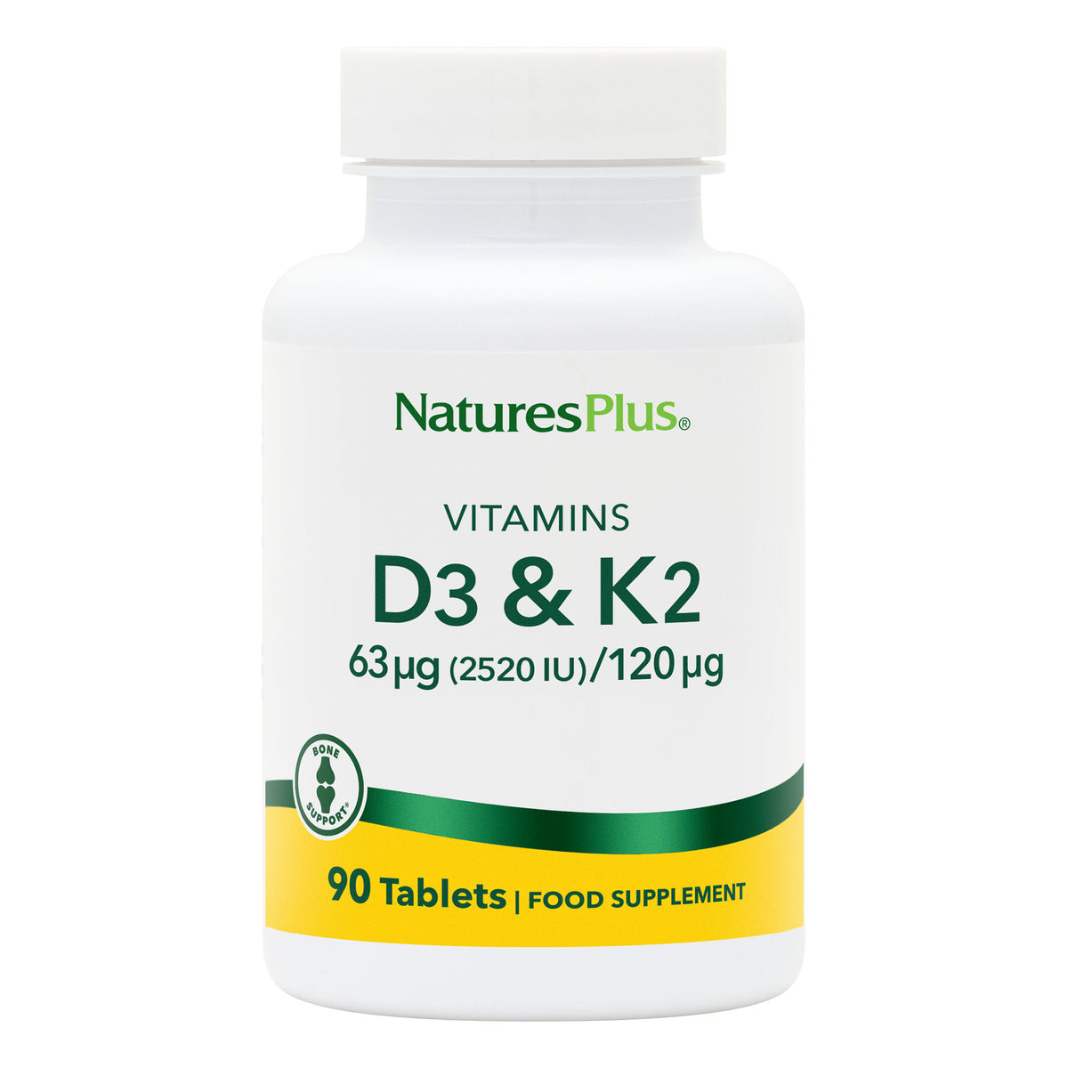 product image of Vitamin D3 2520IU with K2 120mcg Tablets containing Vitamin D3 2520IU with K2 120mcg Tablets