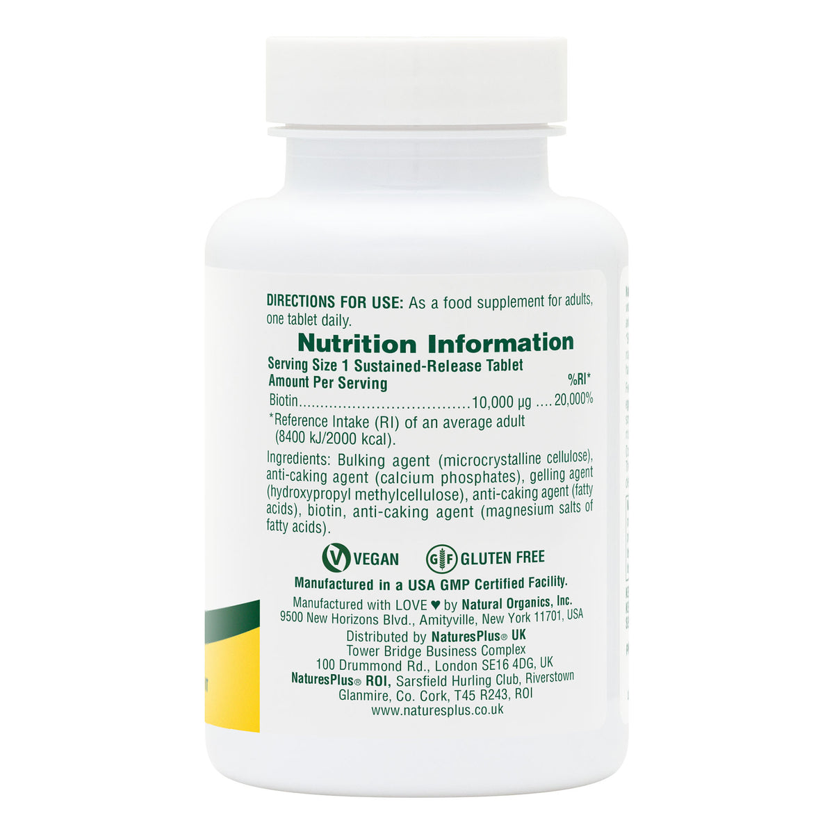 product image of Biotin 10,000 MCG Tablets containing Biotin 10,000 MCG Tablets