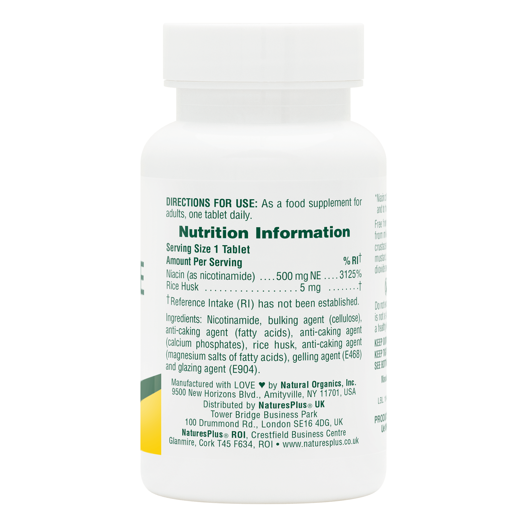 Nicotinamide 500 mg Tablets