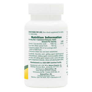 First side product image of Vitamin C 1000 mg with Rose Hips Sustained Release Tablets containing Vitamin C 1000 mg with Rose Hips Sustained Release Tablets