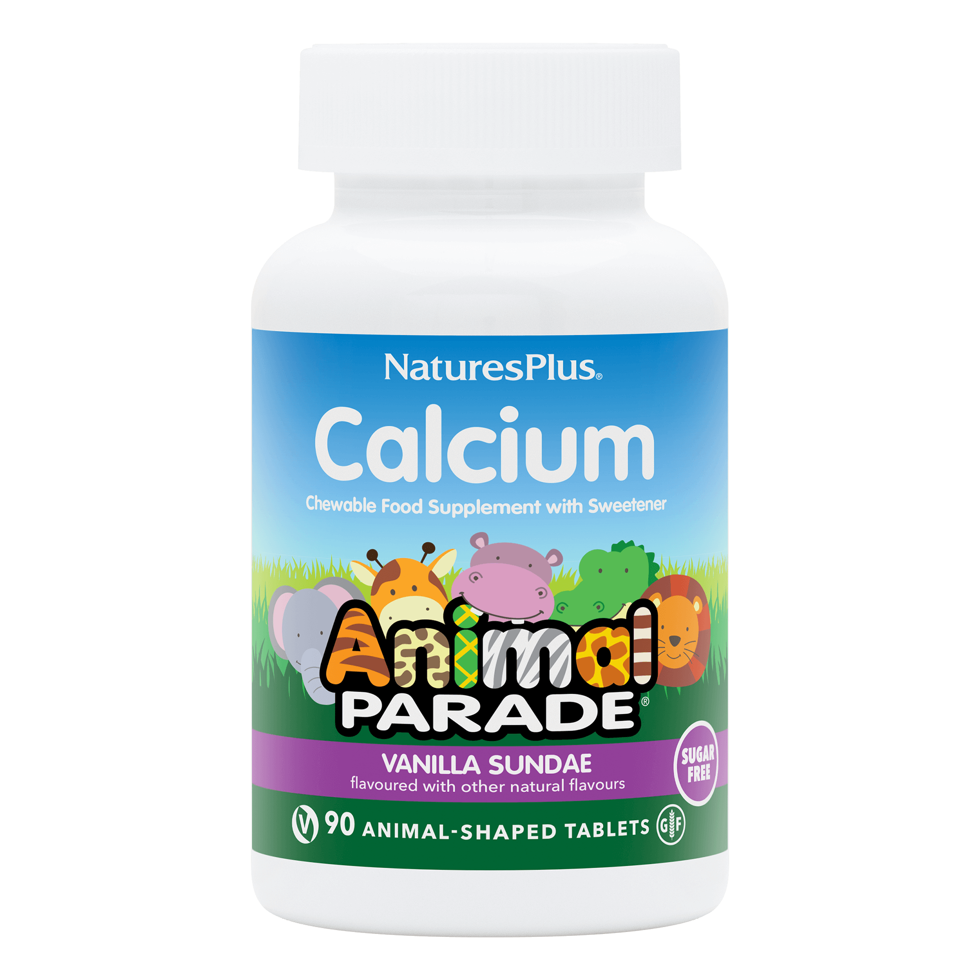 Animal Parade® Sugar-Free Calcium Children's Chewables