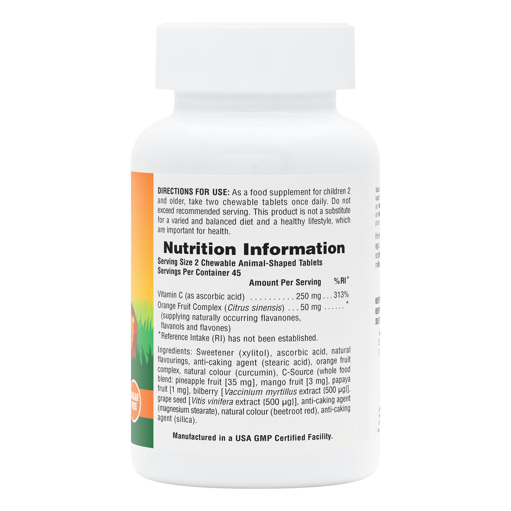 Animal Parade® Sugar-Free Vitamin C Children's Chewables