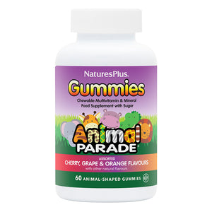 Frontal product image of Animal Parade® Multivitamin Children's Gummies containing 60 Count