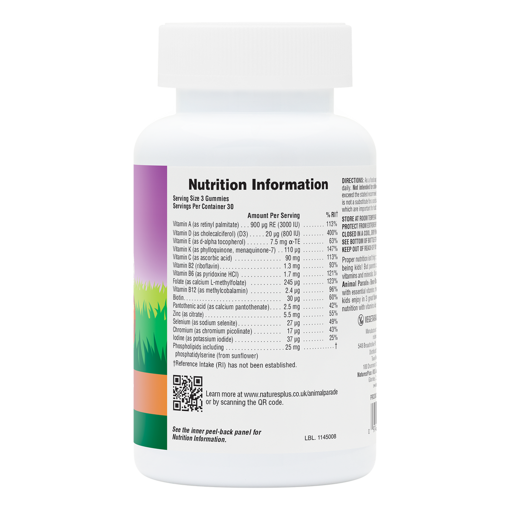 Animal Parade Multivitamin Gummies