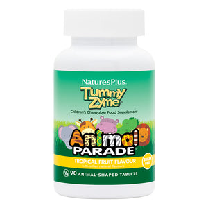 Frontal product image of Animal Parade® Tummy Zyme Children's Chewables containing Animal Parade® Tummy Zyme Children's Chewables