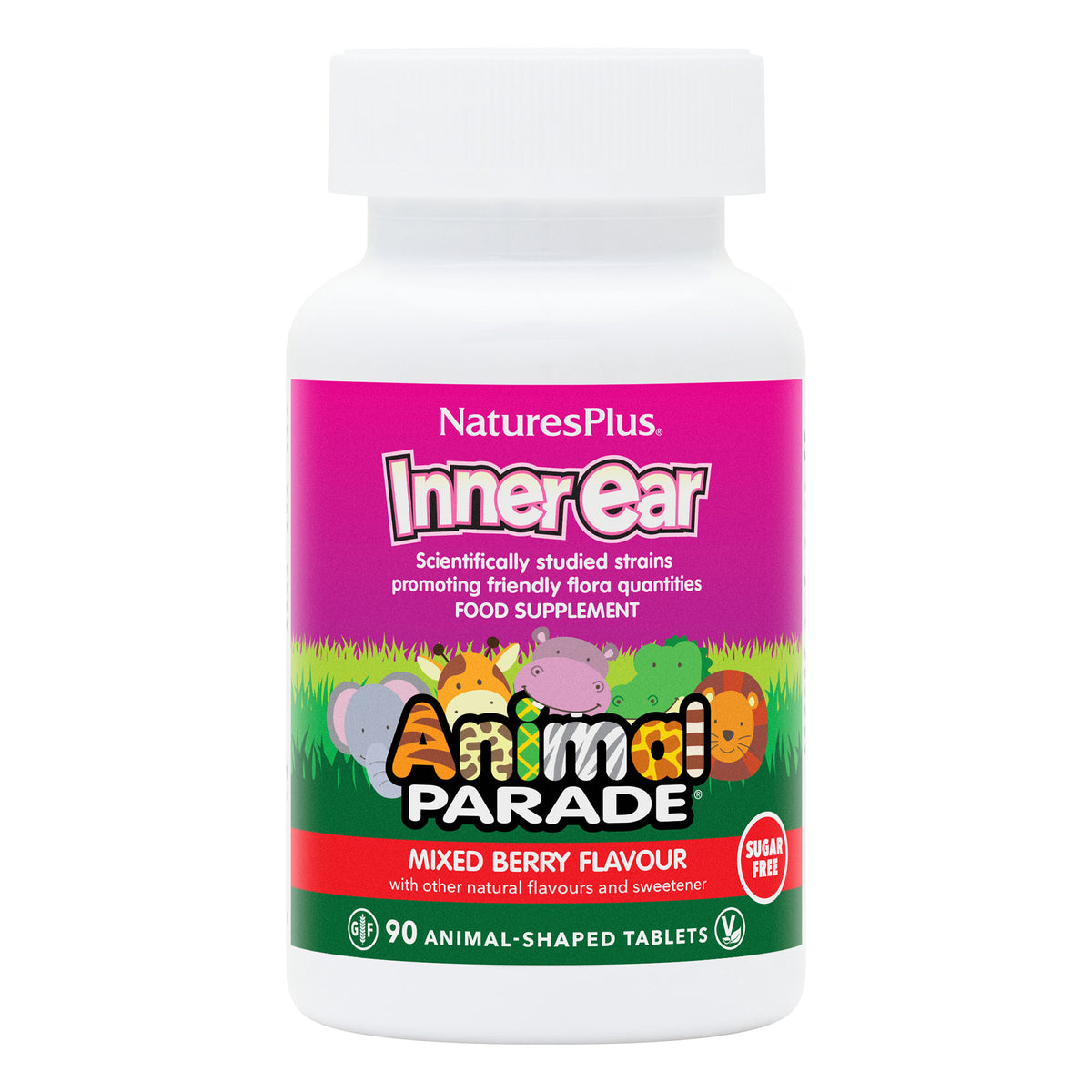 product image of Animal Parade® Children's Inner Ear Support Chewables containing Animal Parade® Children's Inner Ear Support Chewables