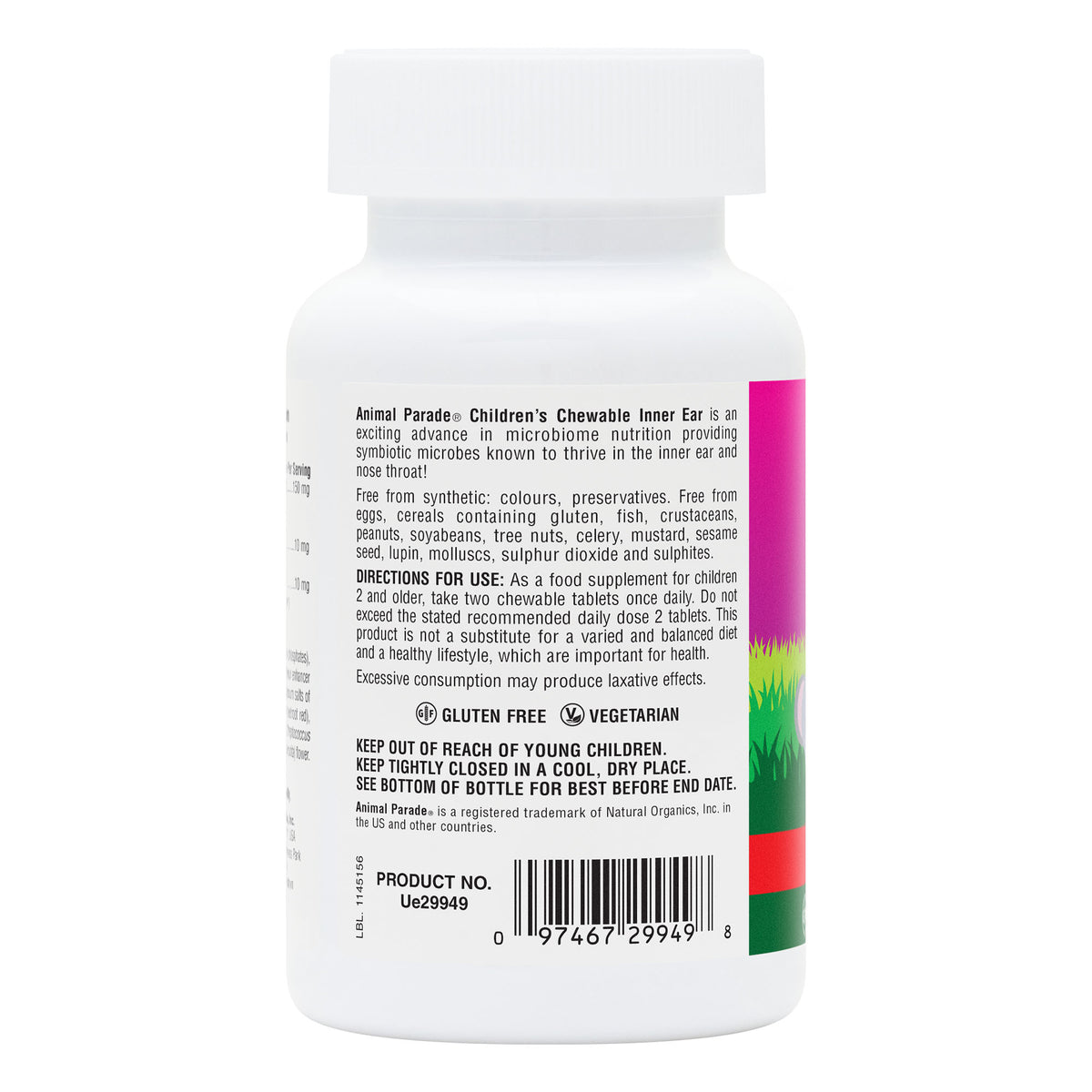 product image of Animal Parade® Children's Inner Ear Support Chewables containing Animal Parade® Children's Inner Ear Support Chewables