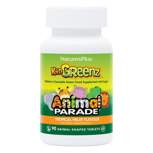 Frontal product image of Animal Parade® KidGreenz® Children's Chewables containing Animal Parade® KidGreenz® Children's Chewables