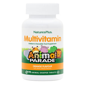 Frontal product image of Animal Parade® Multivitamin Children's Chewables - Orange containing 90 Count