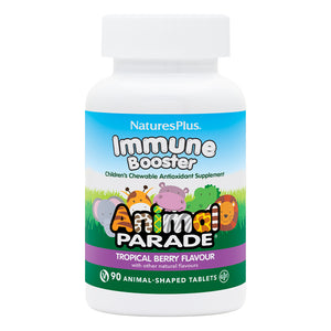 Frontal product image of Animal Parade® Kids Immune Booster Chewables containing Animal Parade® Kids Immune Booster Chewables