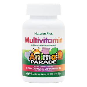 Frontal product image of Animal Parade® Multivitamin Children's Chewables - Assorted containing 90 Count