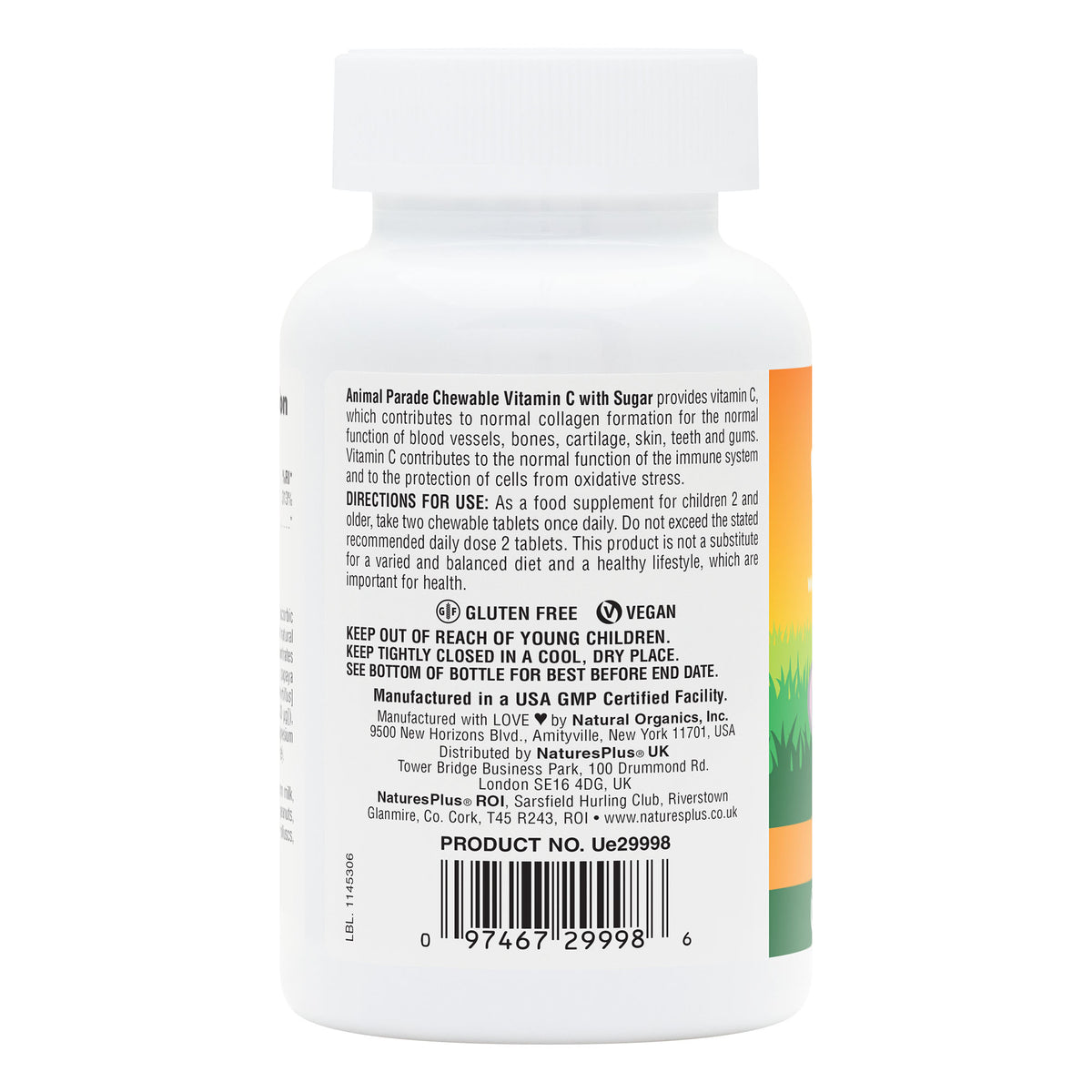 product image of Animal Parade® Vitamin C Children's Chewables containing Animal Parade® Vitamin C Children's Chewables