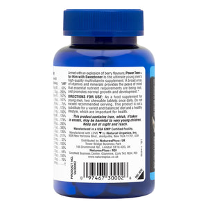 Second side product image of Source of Life® POWER TEEN® For Him Chewables containing Source of Life® POWER TEEN® For Him Chewables