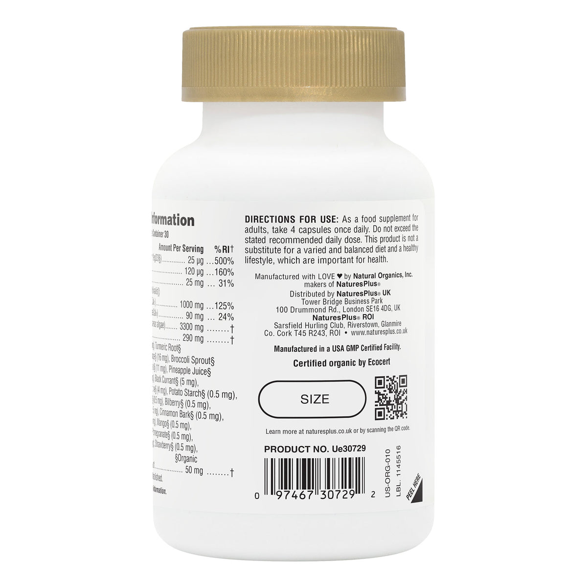 product image of Source of Life® Garden Bone Support Capsules containing Source of Life® Garden Bone Support Capsules