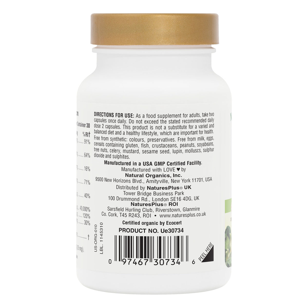 product image of Source of Life® Garden Vitamin B12 Capsules containing 60 Count