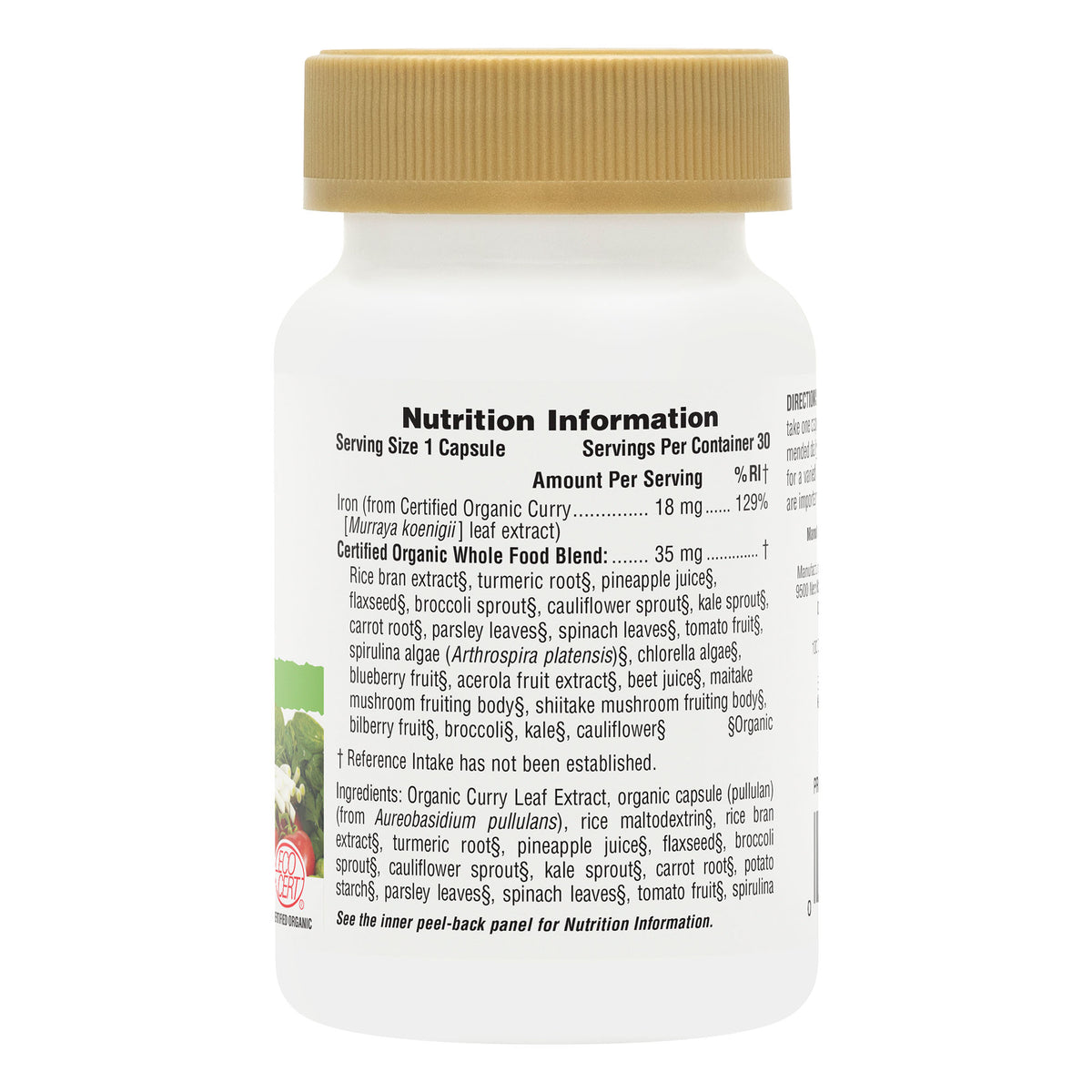 product image of Source of Life® Garden Iron Capsules containing Source of Life® Garden Iron Capsules
