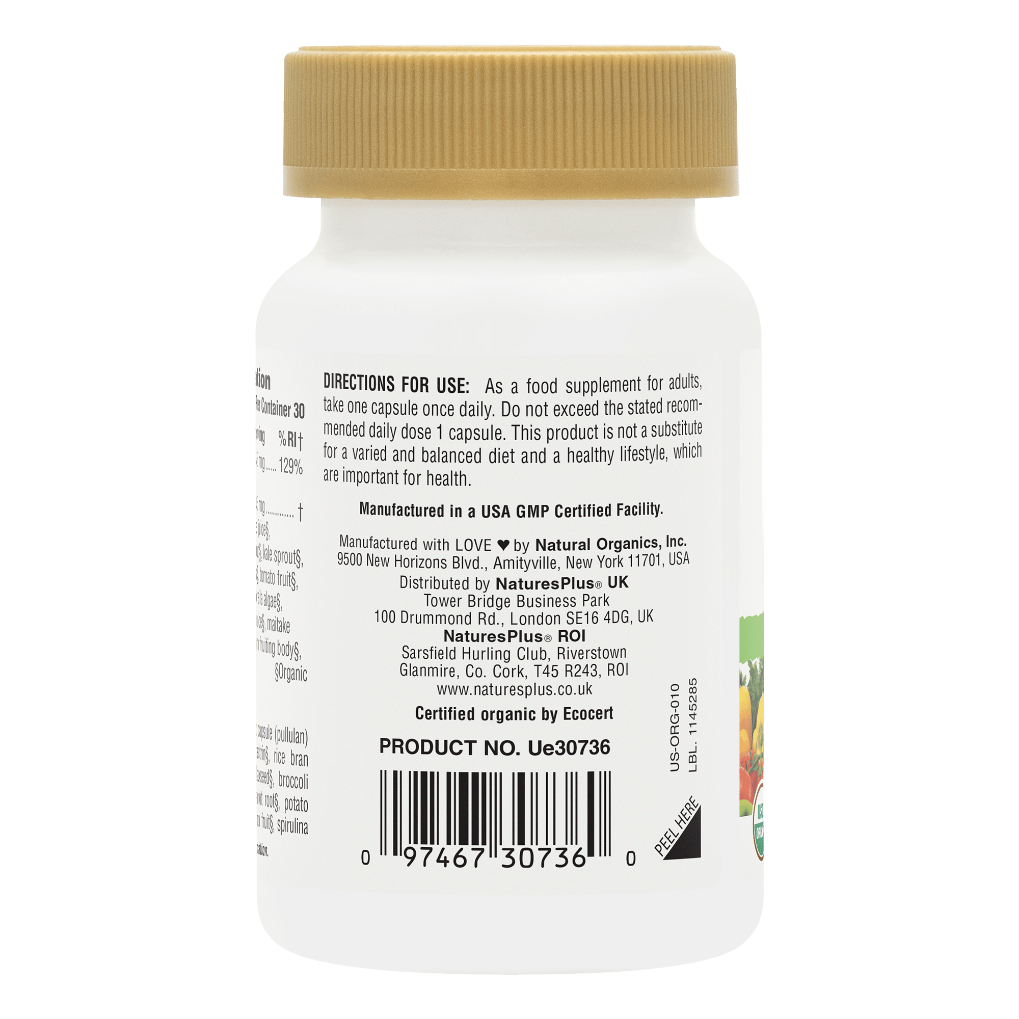 Source of Life® Garden Iron Capsules