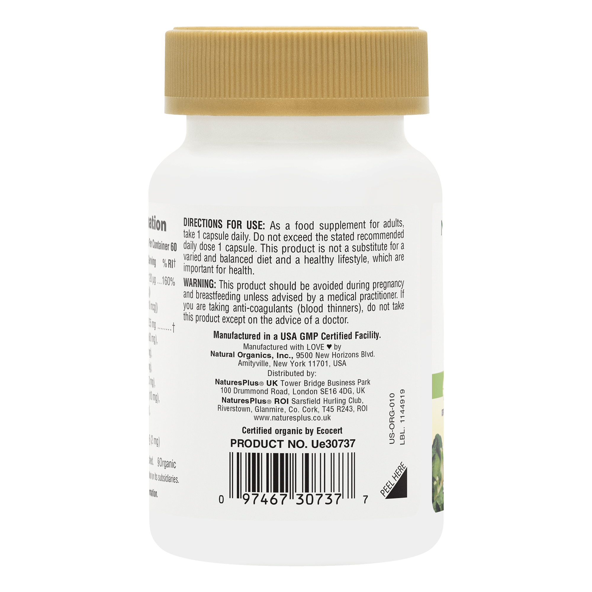 Source of Life® Garden Vitamin K2 120 mcg Capsules