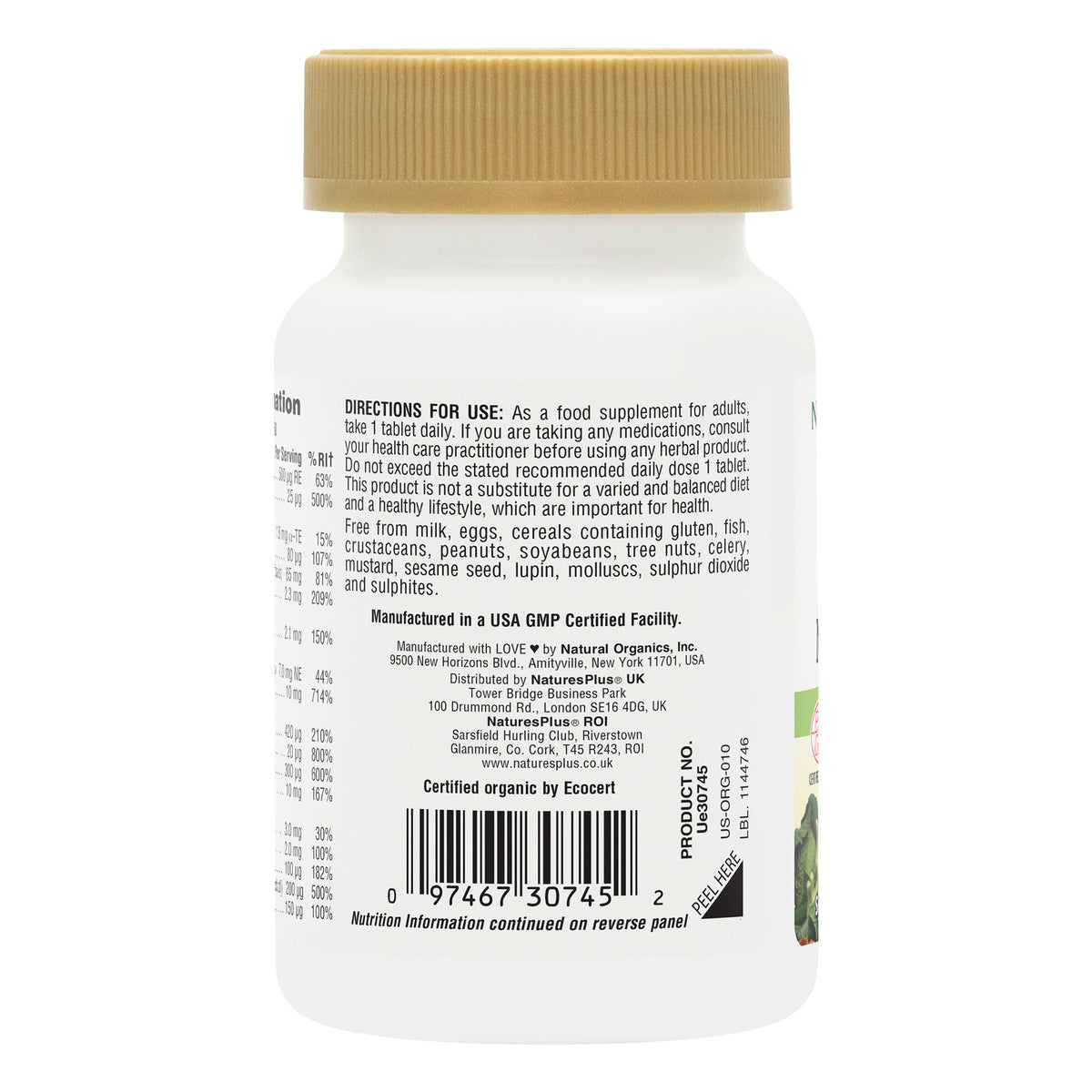 product image of Source of Life® Garden Men's Once Daily Multivitamin Tablets containing Source of Life® Garden Men's Once Daily Multivitamin Tablets