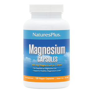 Frontal product image of Magnesium Capsules containing Magnesium Capsules