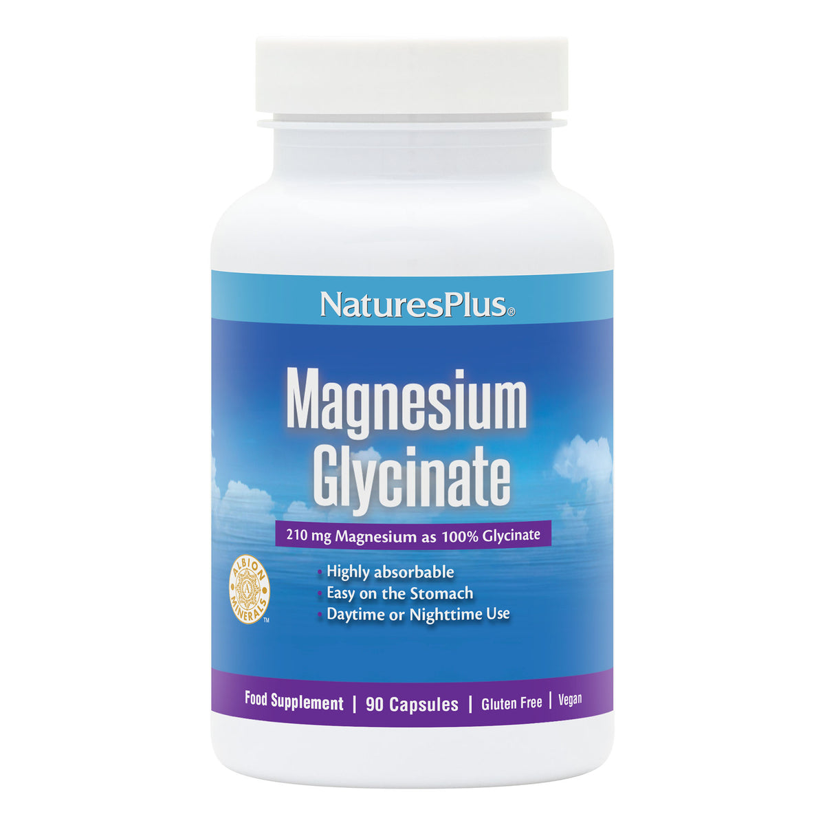 product image of NaturesPlus Magnesium Glycinate Capsules containing NaturesPlus Magnesium Glycinate Capsules