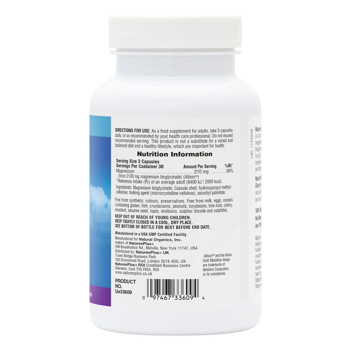 product image of NaturesPlus Magnesium Glycinate Capsules containing NaturesPlus Magnesium Glycinate Capsules