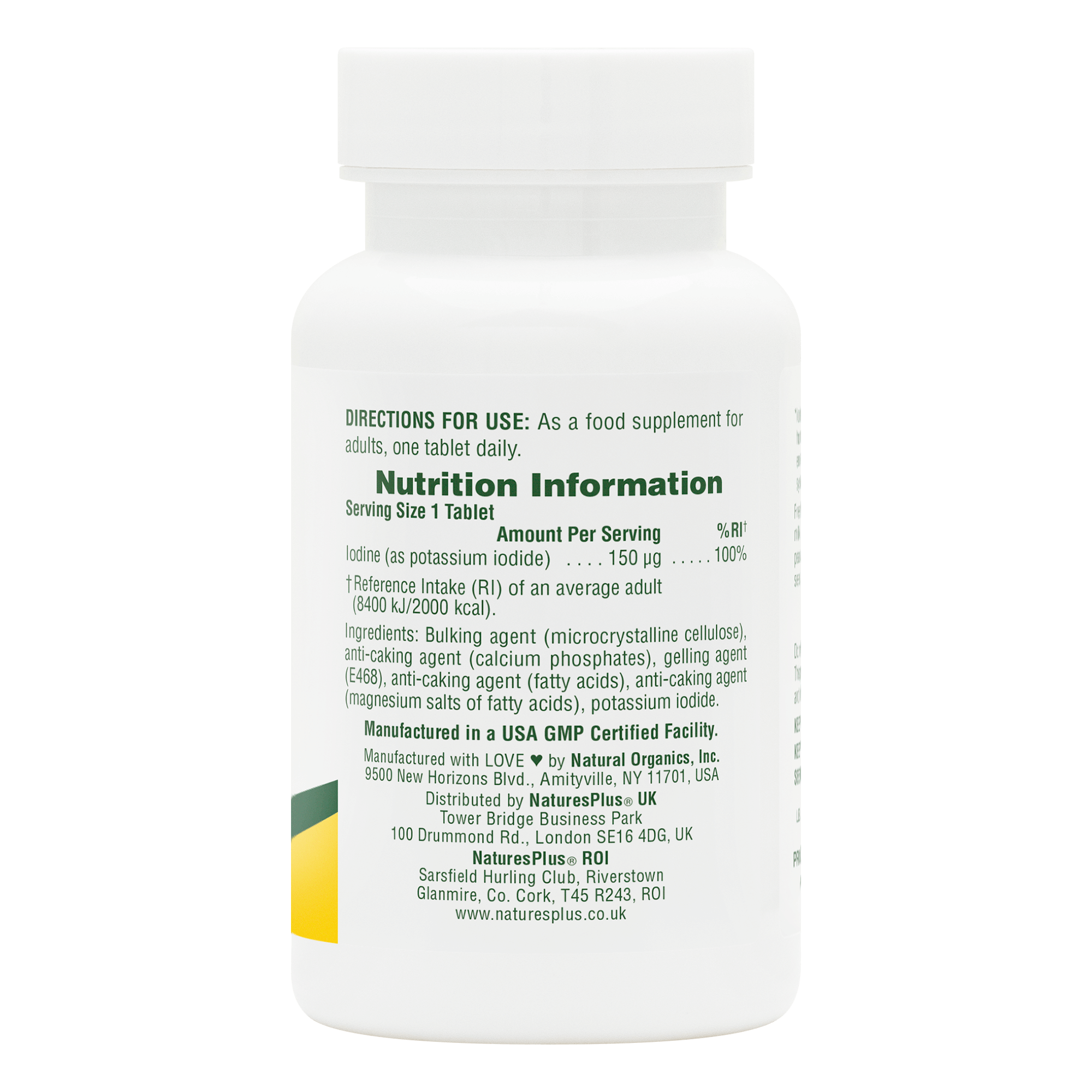 Potassium Iodide 150 μg Iodine Tablets