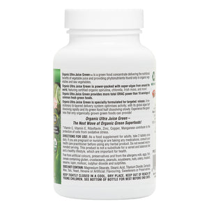 First side product image of Ultra Juice Green® Bi-Layered Tablets containing 90 Count