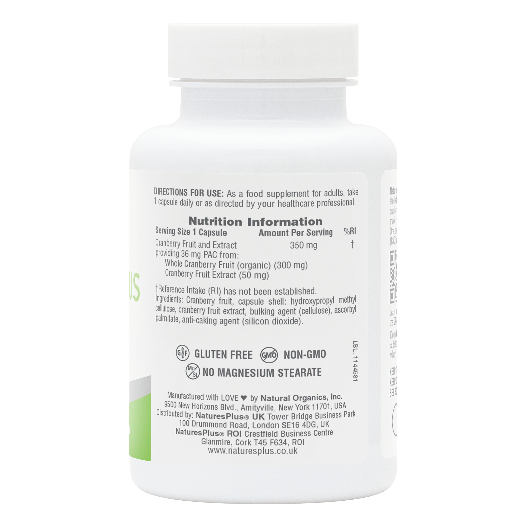 NaturesPlus PRO Cranberry Plus Capsules