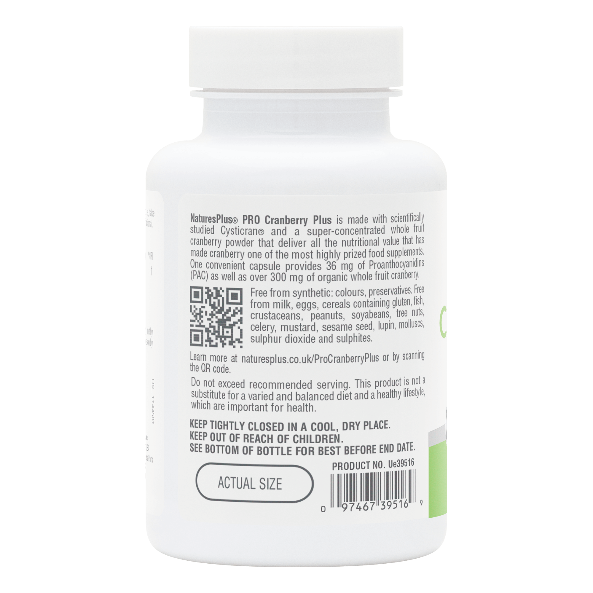 NaturesPlus PRO Cranberry Plus Capsules