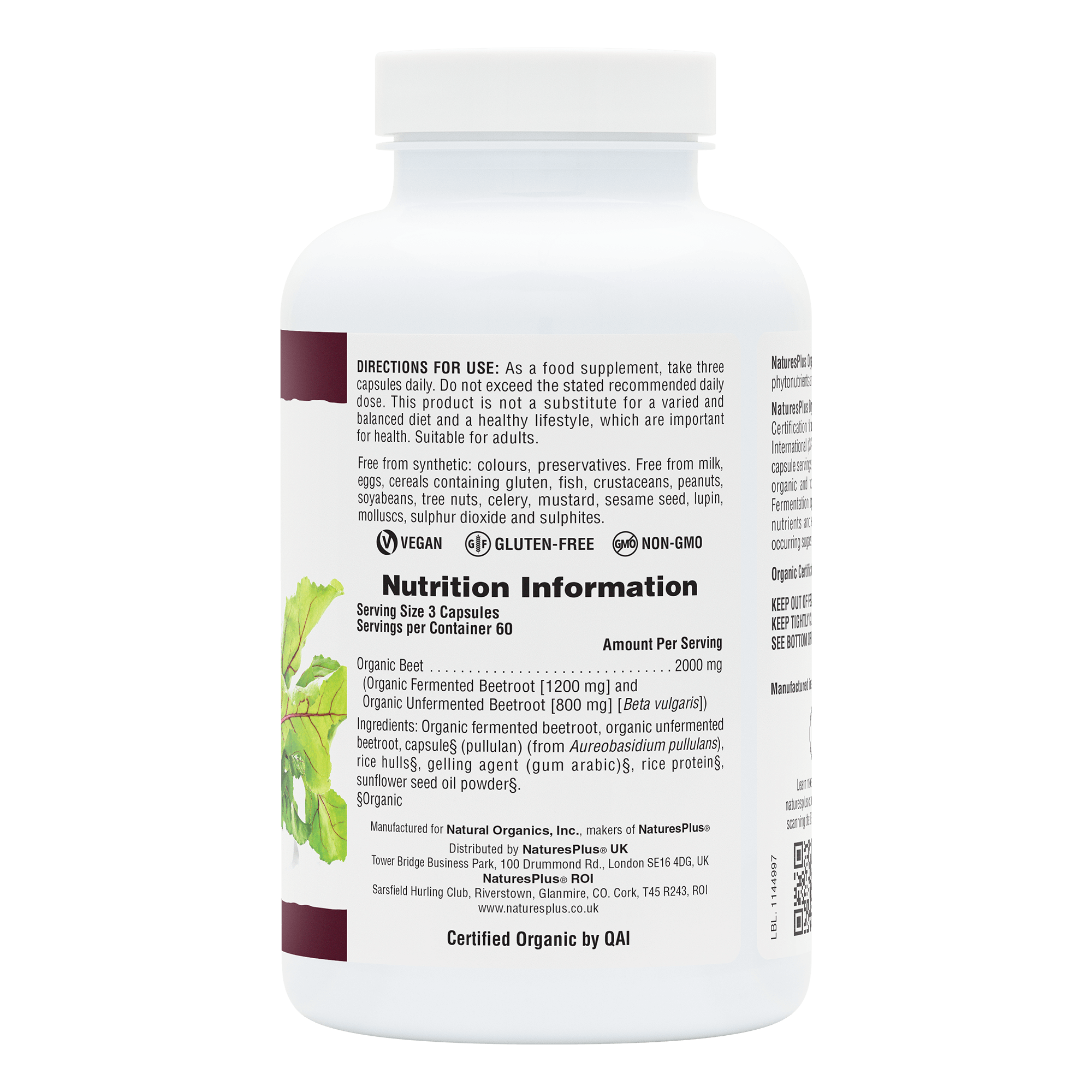 Organic Beet Capsules