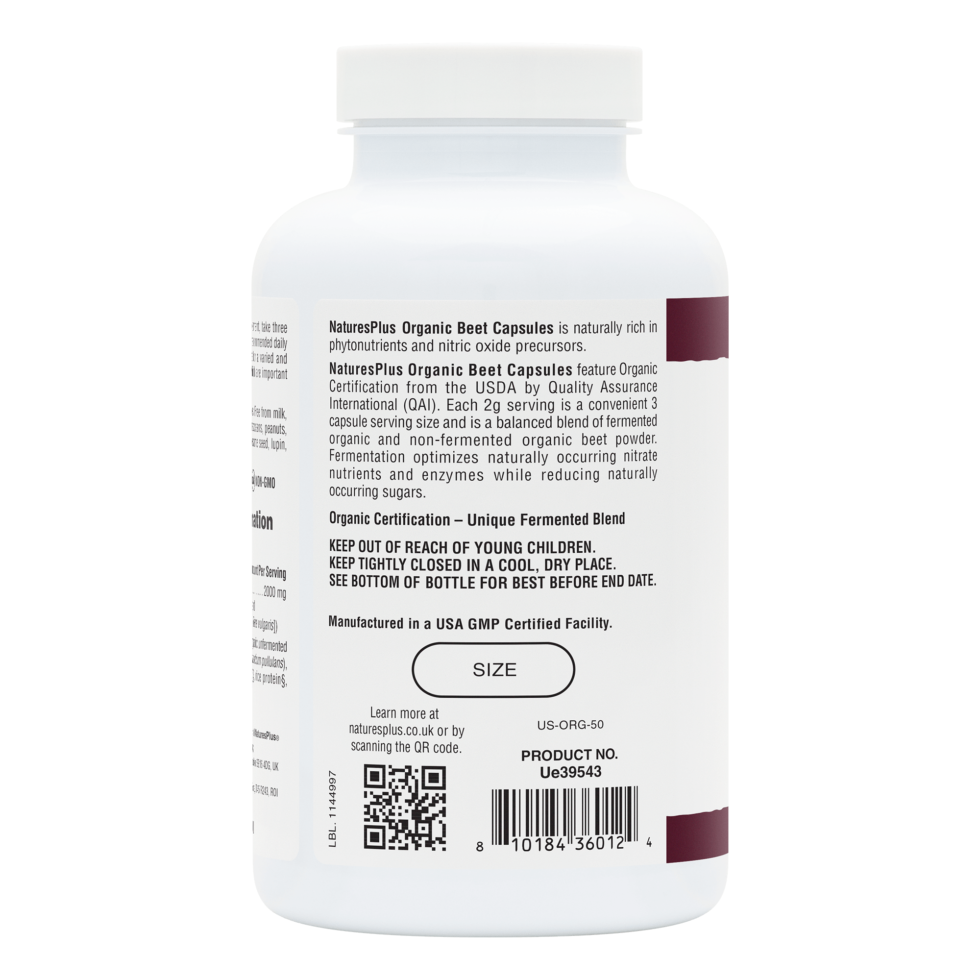 Organic Beet Capsules