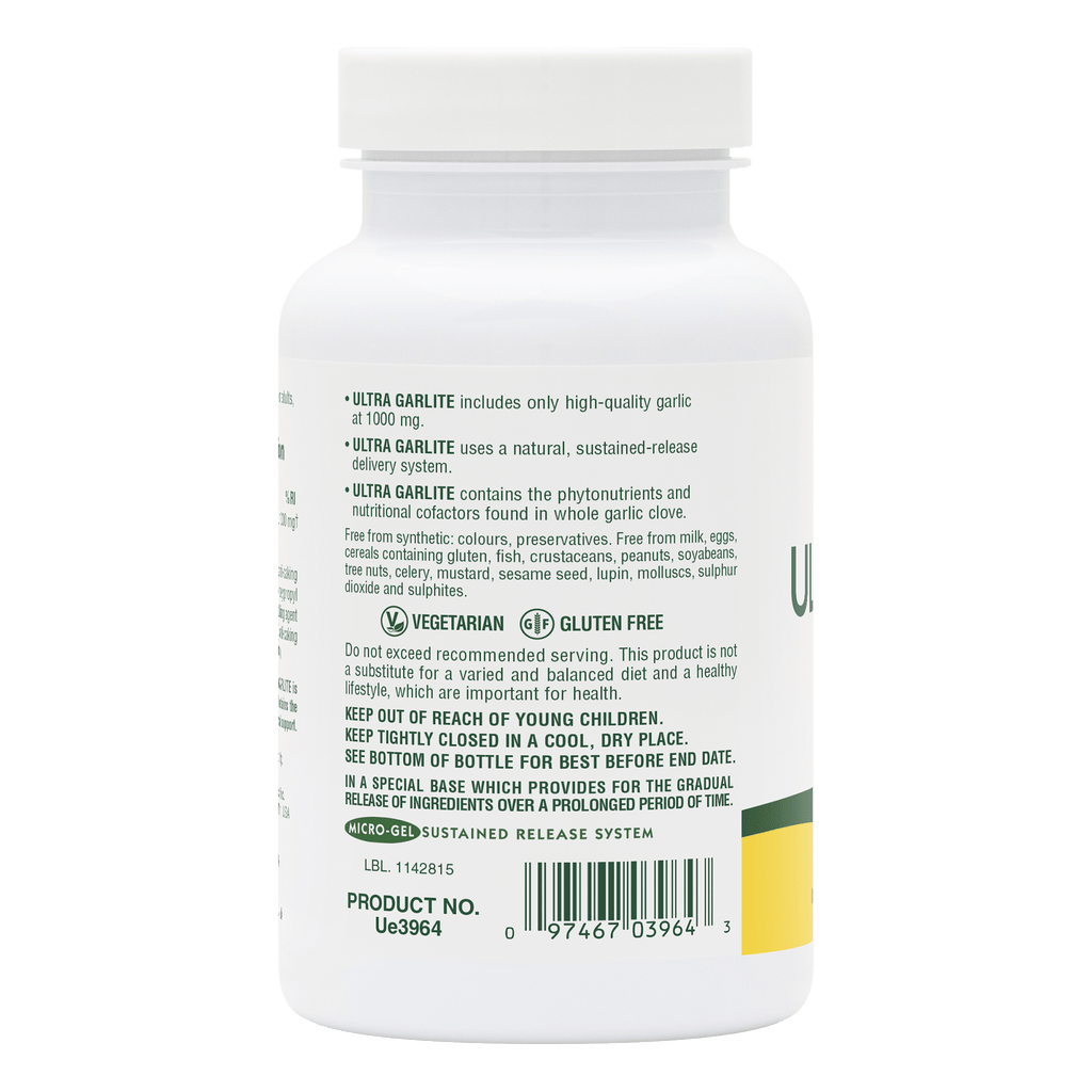 Ultra Garlite® 1000 mg Sustained Release Tablets