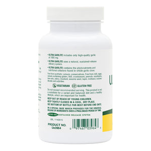 Second side product image of Ultra Garlite® 1000 mg Sustained Release Tablets containing Ultra Garlite® 1000 mg Sustained Release Tablets