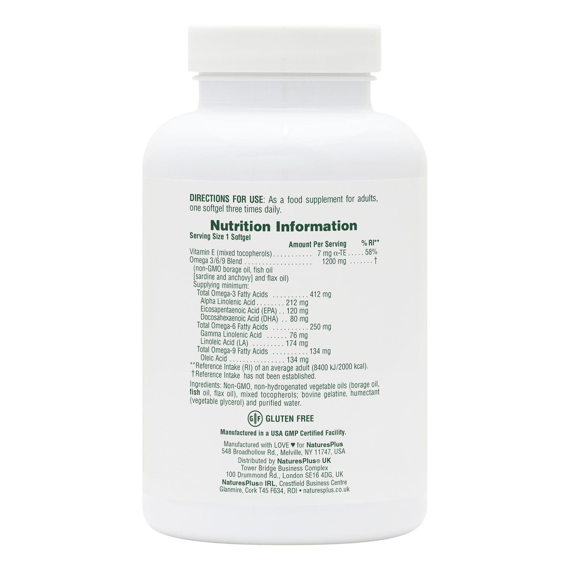 Ultra Omega 3/6/9 Softgels