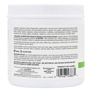 Second side product image of GI NUTRA™ Drink Powder containing 0.38 LB