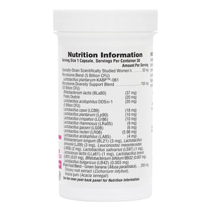 First side product image of GI NUTRA™ ProBio Women containing GI NUTRA™ ProBio Women