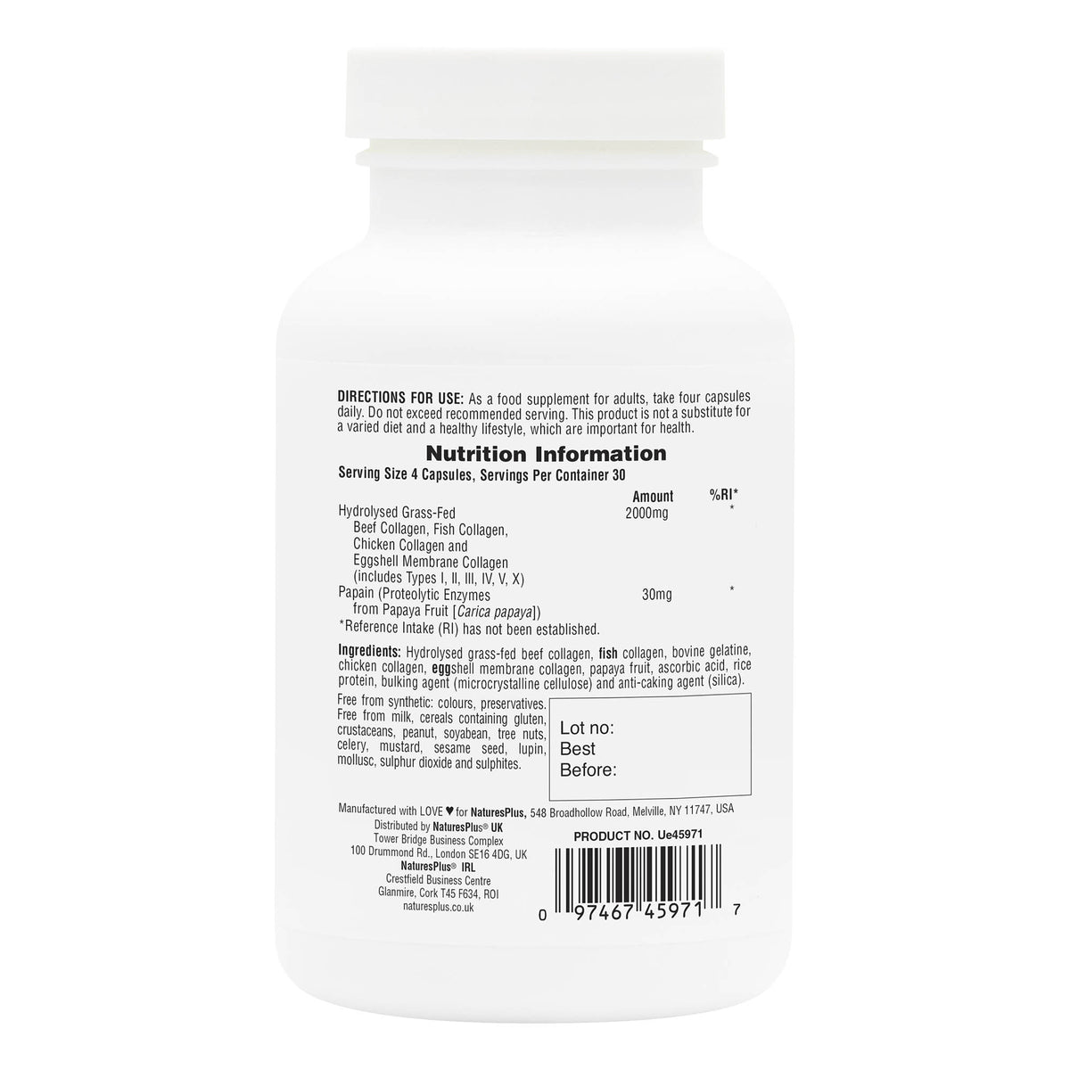 product image of Collagen Peptides Capsules containing Collagen Peptides Capsules