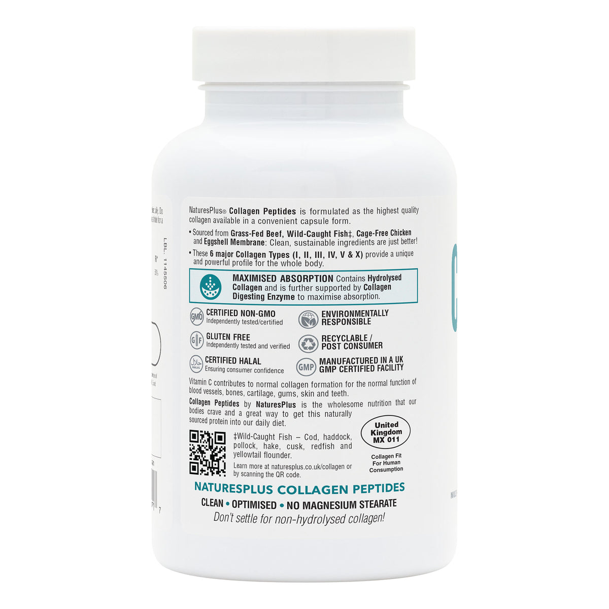 product image of Collagen Peptides Capsules containing 120 Count