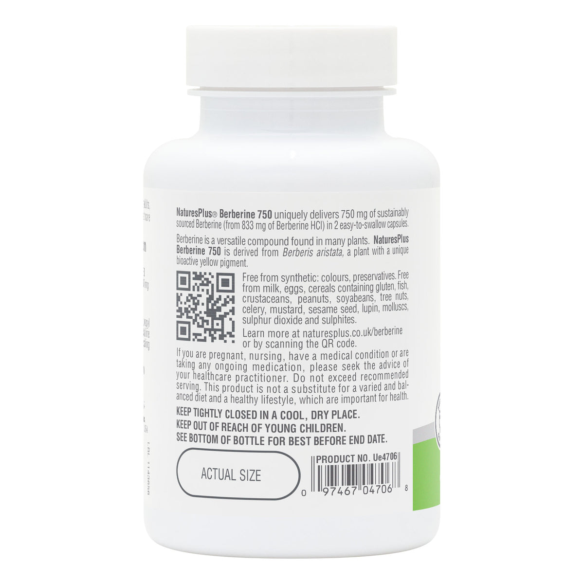 product image of NaturesPlus PRO Berberine 750 MG containing NaturesPlus PRO Berberine 750 MG