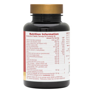 First side product image of Ultra Hair® Plus Sustained Release Tablets containing 60 Count