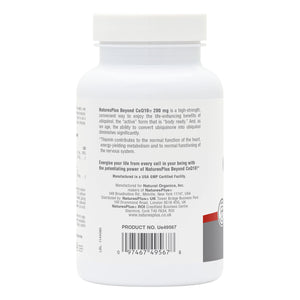 Second side product image of Beyond CoQ10® Softgels containing 60 Count