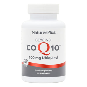 Frontal product image of Beyond CoQ10® 100 mg Softgels containing 60 Count
