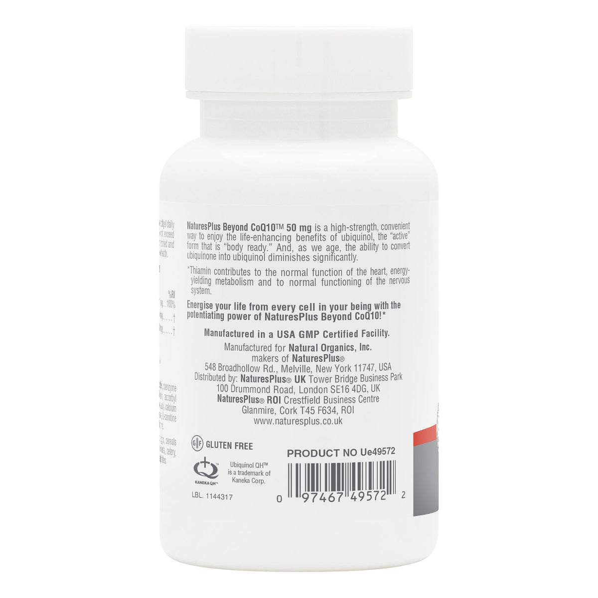 product image of Beyond CoQ10® 50 mg Softgels containing 30 Count