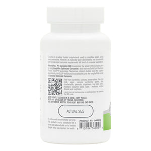 Second side product image of NaturesPlus PRO Curcumin Longvida® 500 MG containing 30 Count