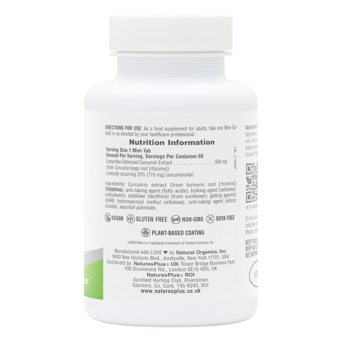 product image of NaturesPlus PRO Curcumin Longvida® 500 MG Mini-Tabs containing NaturesPlus PRO Curcumin Longvida® 500 MG Mini-Tabs