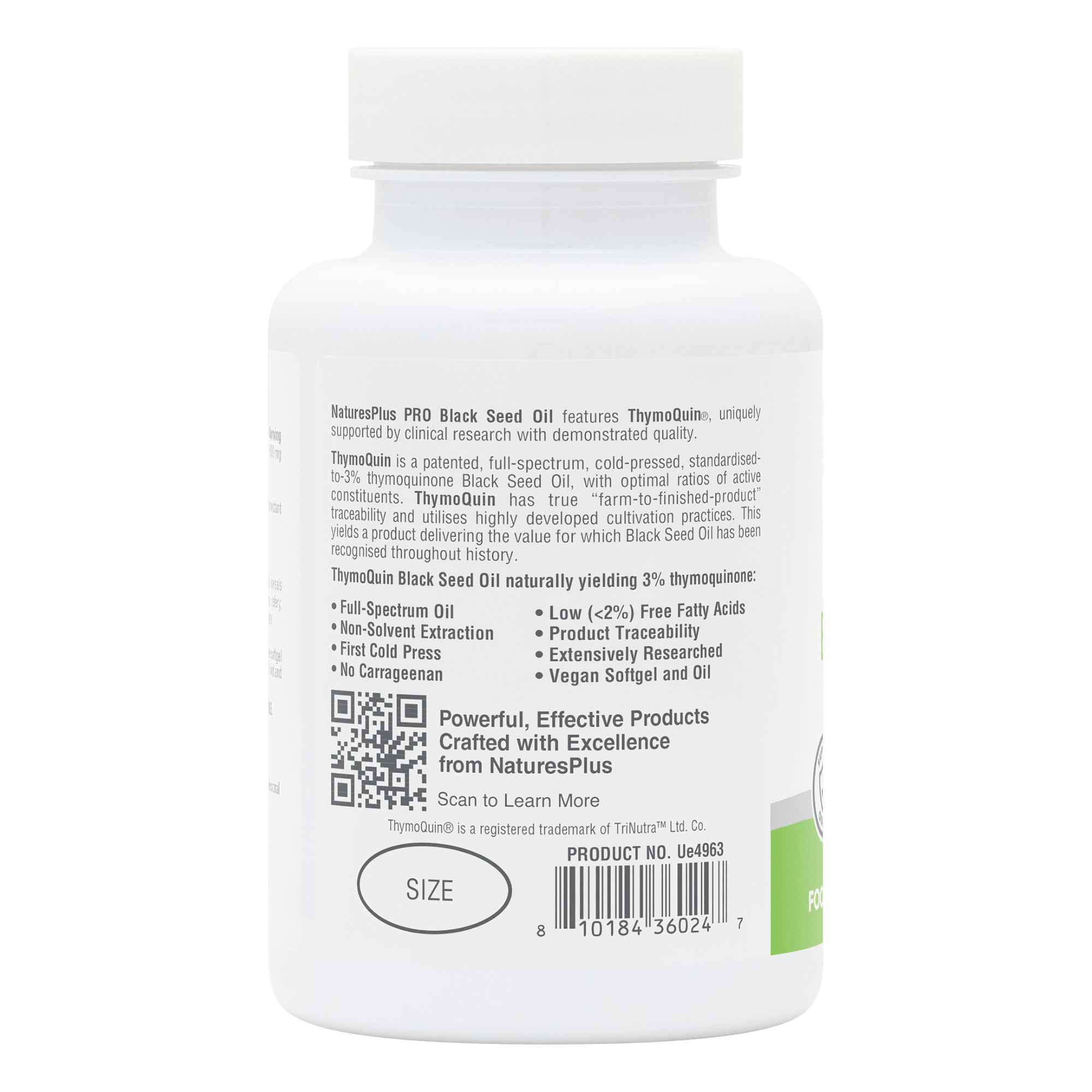NaturesPlus PRO ThymoQuin Black Seed Oil