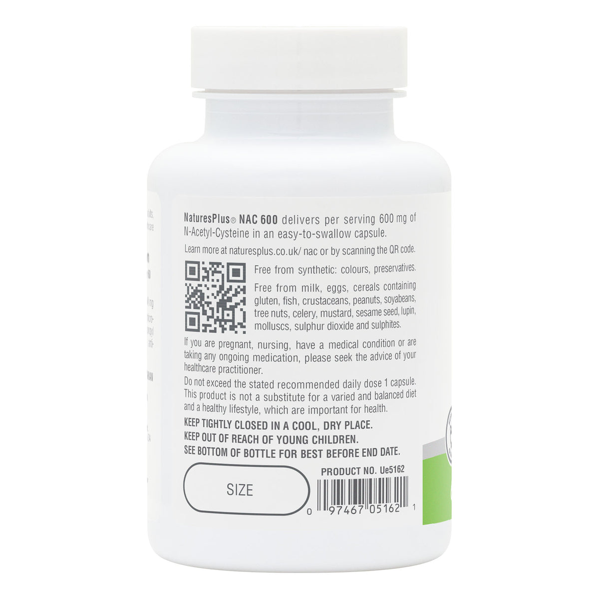 product image of NaturesPlus PRO NAC 600 MG containing NaturesPlus PRO NAC 600 MG